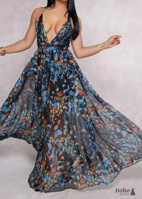 Boho Maxi Dress Zari